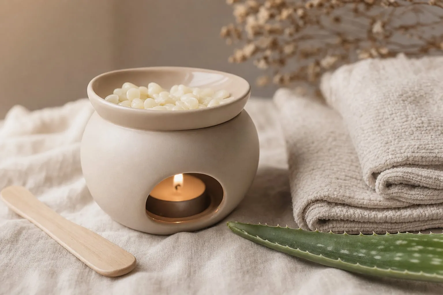 Soothing aftercare products for smooth skin after a Brazilian wax