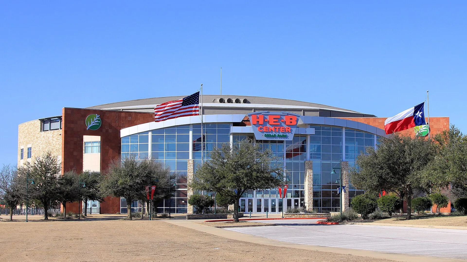 The H-E-B Center arena in Cedar Park, Texas