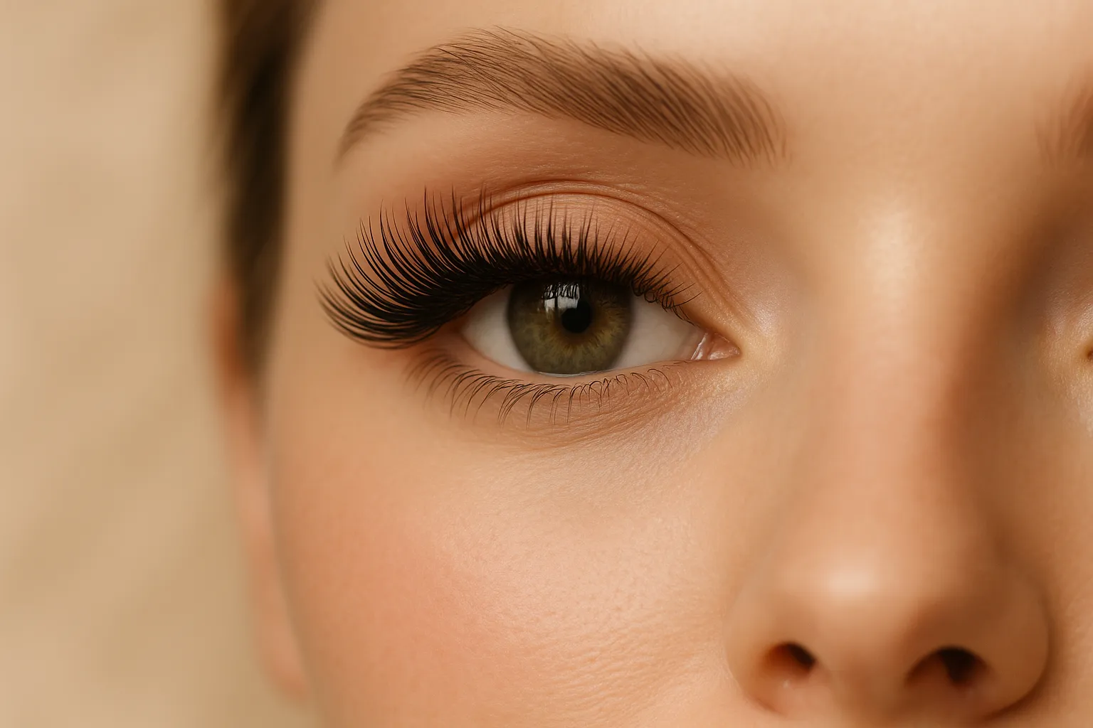Fresh eyelash extension set that lasts the full growth cycle