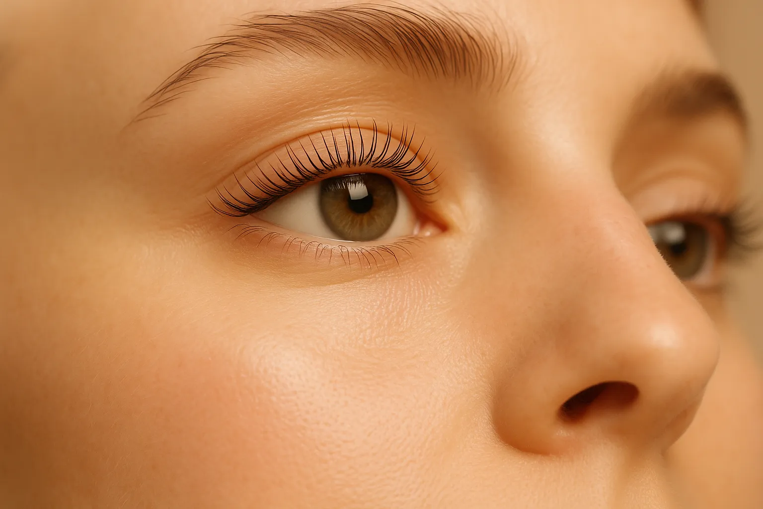 Comparison of a keratin lash lift and eyelash extensions