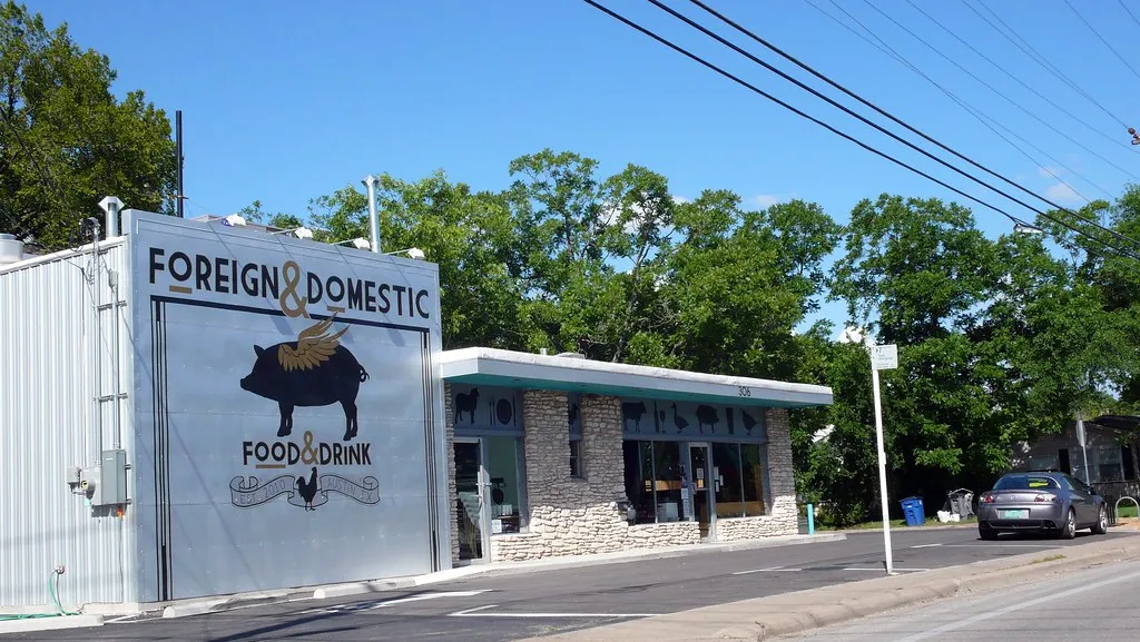 A North Loop Boulevard storefront in Austin's North Loop district